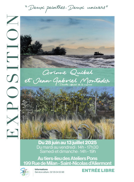 Exposition Corinne Quibel et Jean-Garbiel Montador
