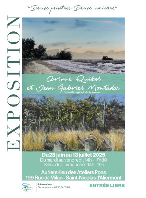 Exposition Corinne Quibel et Jean-Garbiel Montador