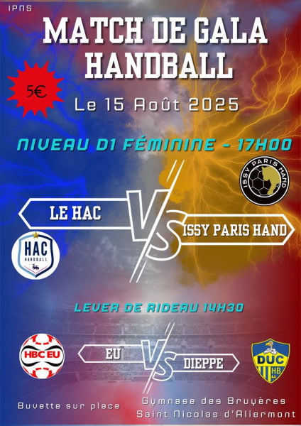 Match de gala de handball